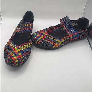 Bernie Mev Shoes cuddly Mary Jane flare